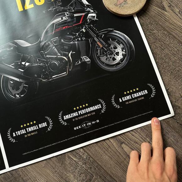 Marvel Thunderbolts Harley Davidson Movie Promo Poster Print - Picture 6 of 7